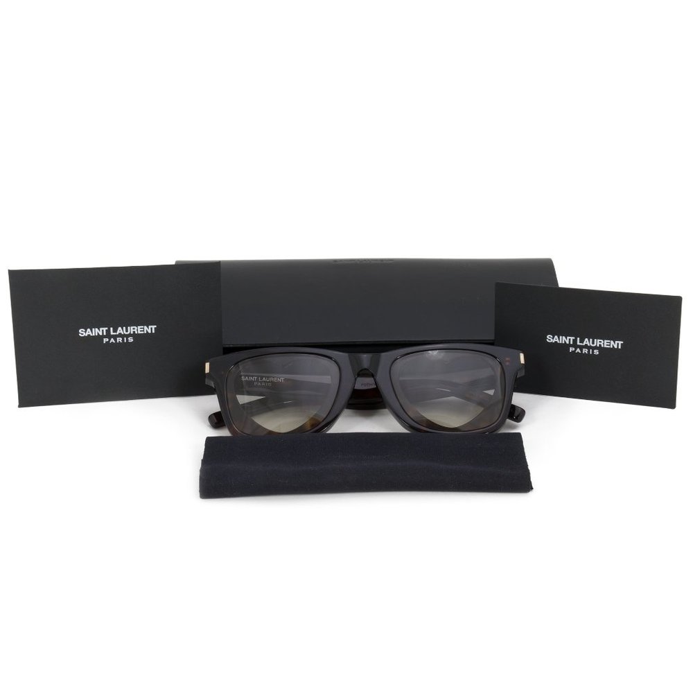 Saint Laurent Geometric Heart Sunglasses SL51/F 005 53 - Picture 5 of 5